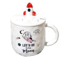 富光 WFD1032-360 陶瓷杯 360ml 白色兔子