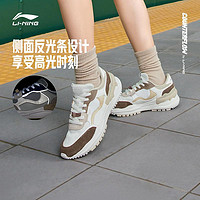 抖音超值购：LI-NING 李宁 CF休闲鞋2022新款女士鞋子经典低帮运动鞋AGLS158