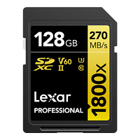 Lexar 雷克沙 SD卡1800X 128GB相机内存卡