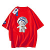 NASA SOLAR 男女款圆领短袖T恤 8038 红色 L