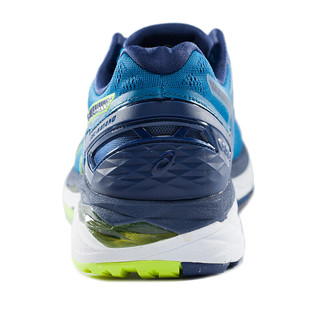 ASICS 亚瑟士 Gel-kayano 23 男子跑鞋 T646N-4907 蓝色/黄色/蓝色 42