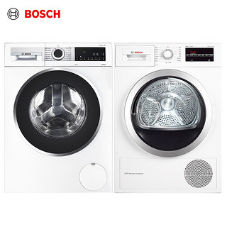 BOSCH 博世 WBUM45000W+WTW875601W 变频热泵洗烘套装