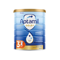 Aptamil 爱他美 澳洲爱他美金装婴幼儿配方奶粉3段(1-2周岁)900g/罐