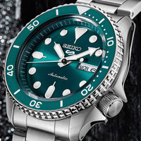 SEIKO 精工 手表新精工5号水鬼自动/手动上链日历/星期显示智慧夜光机械男表 SRPD61K1