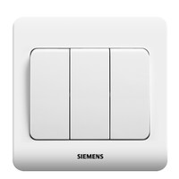 SIEMENS 西门子 vista远景系列 5TA02361CC1 三开双控开关 雅白色
