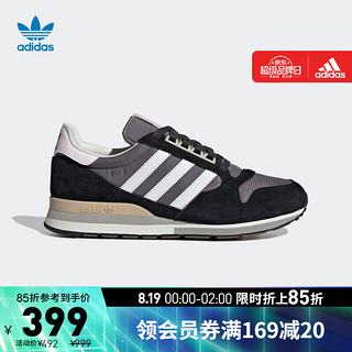 adidas阿迪达斯官网三叶草ZX 500 男女经典运动鞋GY1980 褐色/黑/白/粉色 42(260mm)