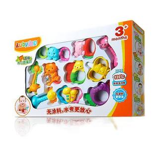 auby 澳贝 463146DS 牙胶摇铃 10件套