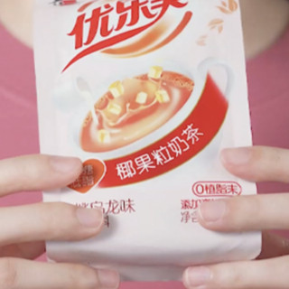 u.loveit 优乐美 椰果粒奶茶 白桃乌龙味