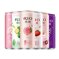 RIO 锐澳 微醺系列 6罐6口味 微醺 330ml*6 低度鸡尾酒