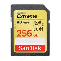 SanDisk 闪迪 ‎Extreme 至尊极速系列 SD存储卡 256GB（UHS-I、U3）