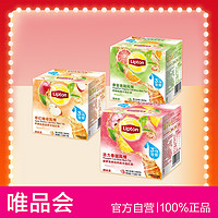 Lipton 立顿 冷菠萝苹果西柚3口味水果茶21包组合独立包装红茶袋泡下午茶