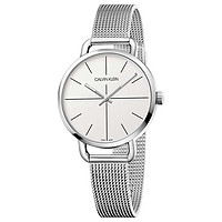 Calvin Klein CK Even系列不锈钢表带简约女士腕表石英表36mm K7B23126