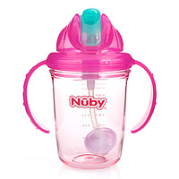 Nuby 努比 儿童重力球水杯 粉色-带刻度 240ml