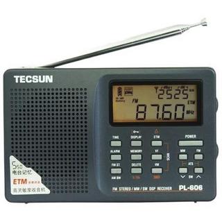 TECSUN 德生 PL606 收音机 灰色