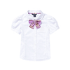 E-LAND KIDS 女童短袖衬衫 紫色 120cm