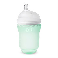 olababy 硅胶奶瓶新生婴儿正品防摔大宝宝防胀气全软仿母乳奶瓶