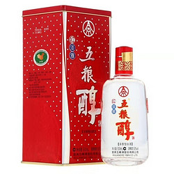 WU LIANG CHUN 五粮醇 红淡雅清透瓶 浓香型白酒 50度 500ml*6瓶 整箱装