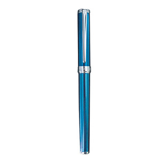 SHEAFFER 犀飞利 钢笔 王者系列 山脊纹蓝色白夹 0.5mm 单支礼盒装