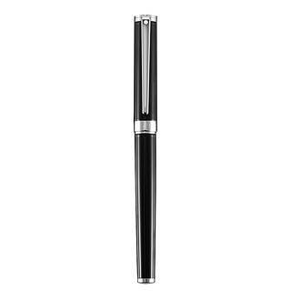 SHEAFFER 犀飞利 钢笔 王者系列 炭黑纤维白夹 0.5mm 单支礼盒装
