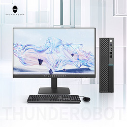 ThundeRobot 雷神 办公电脑 i5-12400+8G+512G+21.5英寸显示器