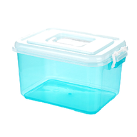 CHAHUA 茶花 2822 收纳箱 8.5L*2个 透明蓝