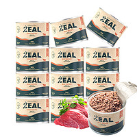 PLUS会员：ZEAL 真致 狗罐头无谷犬罐头狗粮零食 牛肉配方 170g*12罐