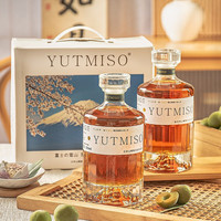 YUTMISO 优之梅 富士雪山梅酒 双支礼盒装（赠酒具1套）