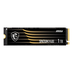 MSI 微星 黑竞系列 SPATIUM M480 电竞高性能版 NVMe M.2 固态硬盘 1TB