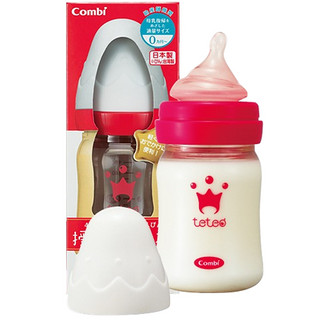 Combi 康贝 婴儿奶瓶母乳感宽口径防呛奶防胀气新生儿奶瓶160/240ml