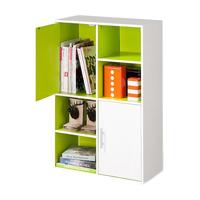 Homestar 好事达 680-3-1788 忆林两格两门柜 白色+绿色