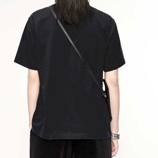 MO&Co./摩安珂 女士圆领短袖T恤 MBA3TEET01C10 黑色 M