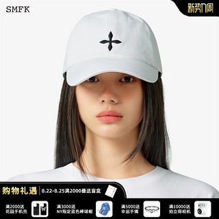 SMFK十字花棒球帽赵露思同款女夏遮阳弯檐帽H0001W+