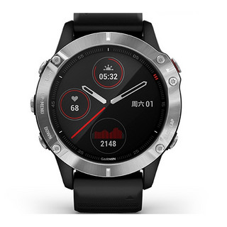 GARMIN 佳明 Fenix6s 耀银太阳能 智能心率运动手表
