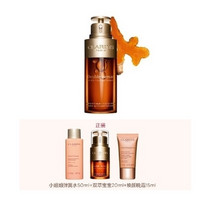 补贴购:CLARINS 娇韵诗 黄金双萃焕活修护精华露 75ml（赠小姐姐弹簧水50ml+双萃精华 20ml+焕颜晚霜15ml）