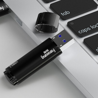 FANXIANG 梵想 F302 USB3.2 U盘 黑色 128GB USB-A