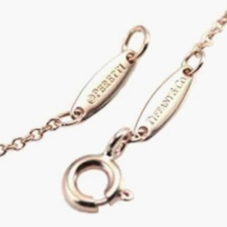 Tiffany&Co. 蒂芙尼 Elsa Peretti系列 27402968 心形18K玫瑰金项链 41cm