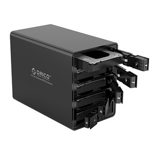 ORICO 奥睿科 3.5英寸 五盘位 SATA硬盘盒 USB3.0 ORICO-9558RU3-BK-BP