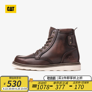 CAT 卡特彼勒 男士复古工装靴 P712947K3EDC09