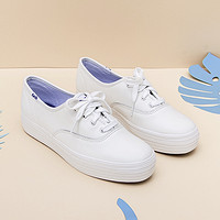 Keds 皮面厚底松糕鞋 WH55748-A