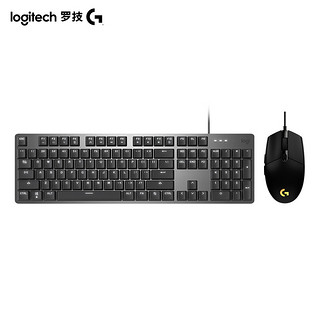 logitech 罗技 G102二代游戏鼠标黑色 K845TTC红轴机械键盘 G102 K845办公游戏键鼠套装