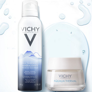 VICHY 薇姿 护肤套装 (矿物赋能温泉水150ml+温泉矿物水活霜15ml)