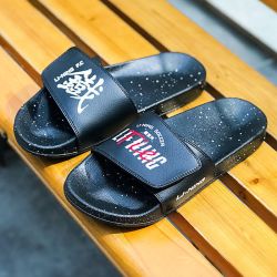 lining李宁铁拖鞋男魔术贴篮球运动韦德鸳鸯凉拖户外外穿潮流白塔凉拖