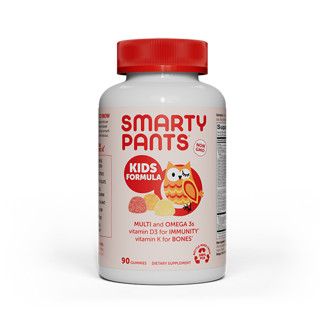 SmartyPants 儿童维生素猫头鹰软糖D3维C鱼油90粒