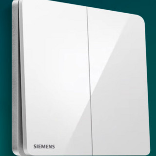 SIEMENS 西门子 arina睿致系列 5TA81223NC02  二开单控开关 象牙白+钛银