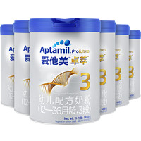 百亿补贴：Aptamil 爱他美 卓萃 幼儿配方奶粉 3段 900g*6罐