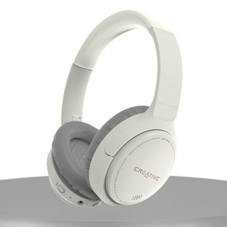 Zen Hybrid 耳罩式头戴式主动降噪蓝牙耳机 白色