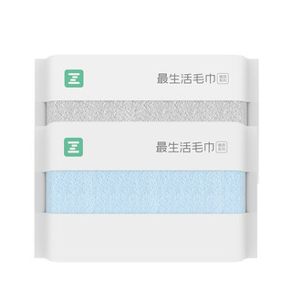 Z towel 最生活 雅致系列 A-1205 毛巾 3条 33*74cm 110g 蓝色+紫色+白色
