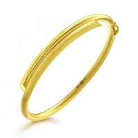 Chow Sang Sang 周生生 23929K 圆形足金手镯 8号 14.97g