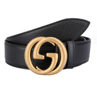 GUCCI 古驰 男士牛皮板扣腰带 474347 CAO0T