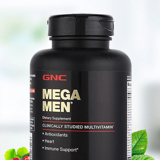 GNC 健安喜 男性56种复合维生素矿物质缓释片 180粒